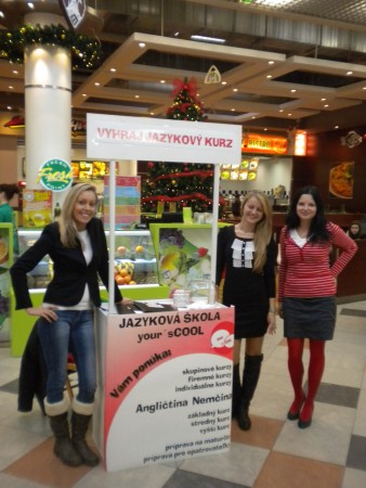 súťaž o jazykový kurz v OC Galeria